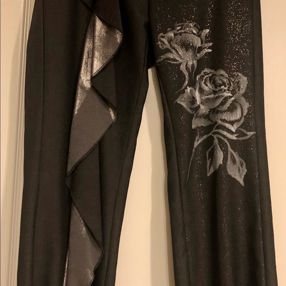 Save the Queen pants cool style silver/gray - size M